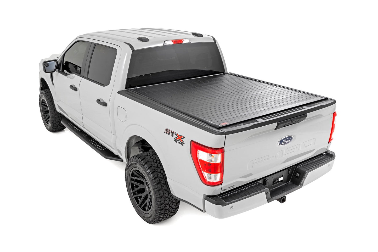 Rough Country - Hard Roll Up Bed Cover - 5'7 In. Bed - Ford F-150 (15-25)/F-150 Lightning (22-25)