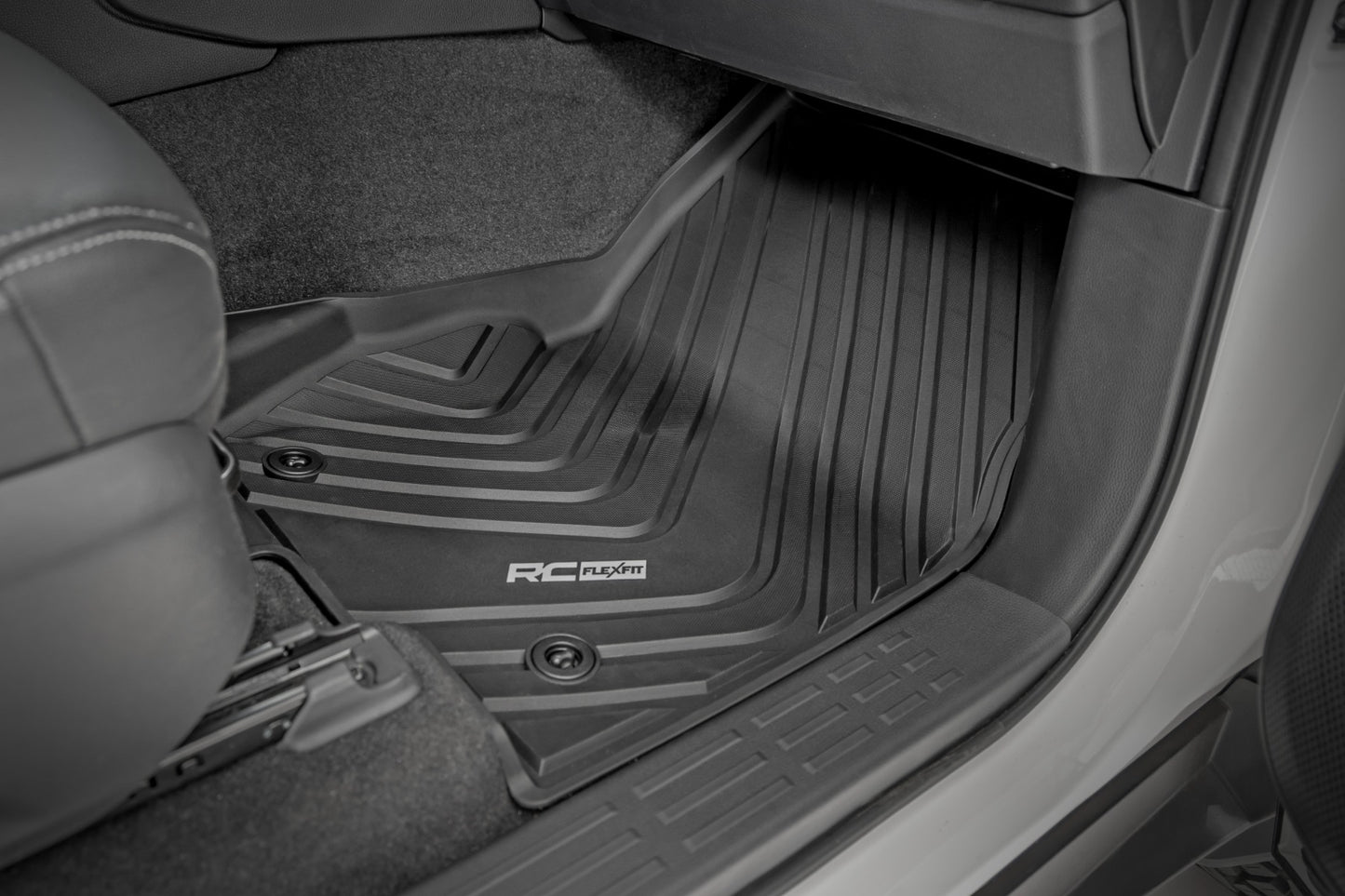 Rough Country - Flex-Fit Floor Mats - FR & RR - Toyota Land Cruiser 4WD (2024-2025)
