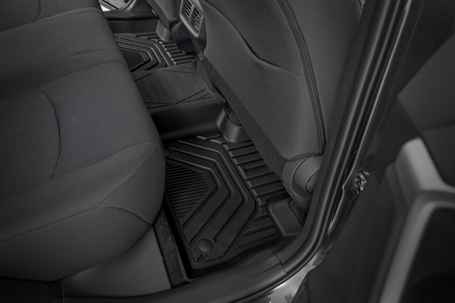 Rough Country - Flex-Fit Floor Mats - Front & Rear - Toyota RAV4 2WD/4WD (2019-2025)