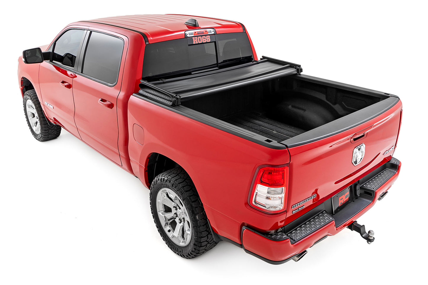 Rough Country - Soft Tri-Fold Bed Cover - 5'7" Bed - Ram 1500 (19-26)/1500 TRX (21-24) - 41307550A
