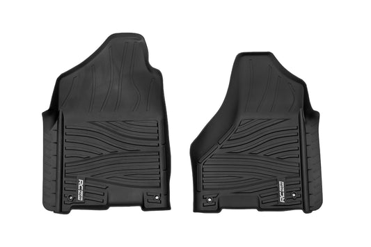 Rough Country - Flex-Fit Floor Mats - FR - Crew Cab - Ram 1500 2WD/4WD (2012-2018 & Classic)