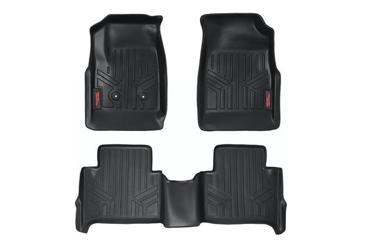 Rough Country - Floor Mats - FR & RR - Crew - Chevy/GMC Canyon/Colorado 2WD/4WD (2015-2022)