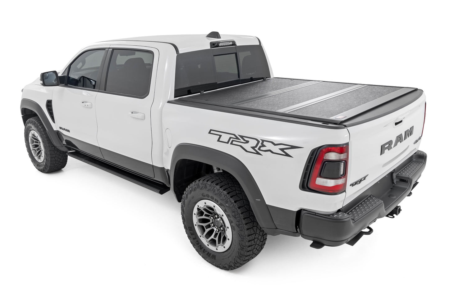 Rough Country - Hard Low Profile Bed Cover - 5'7 In. Bed - No Rambox - Ram 1500 (19-25)/1500 TRX (21-24)