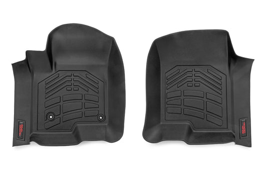 Rough Country - Floor Mats - FR Bucket - Crew - Chevy/GMC 1500/2500HD/3500HD (19-25 & Classic)