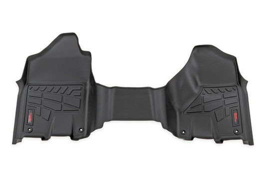 Rough Country - Sure-Fit Floor Mats - Front Over Hump - Crew - Ram 2500/3500 2WD/4WD (19-25)