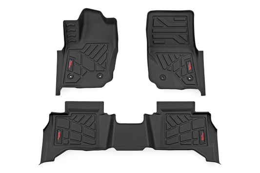 Rough Country - Sure-Fit Floor Mats - Front & Rear - Toyota 4Runner 2WD/4WD (2025)