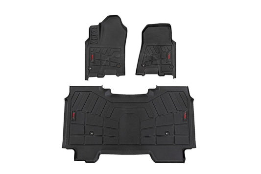 Rough Country - Sure-Fit Floor Mats - Front & Rear - Crew - Ram 1500 2WD/4WD (2025)