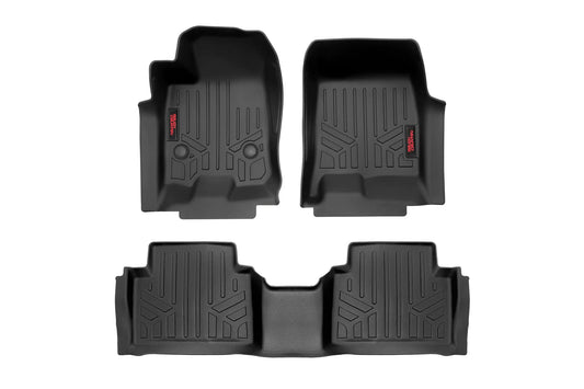 Rough Country - Floor Mats - FR & RR - Crew - Chevy/GMC Canyon/Colorado 2WD/4WD (2023-2025)