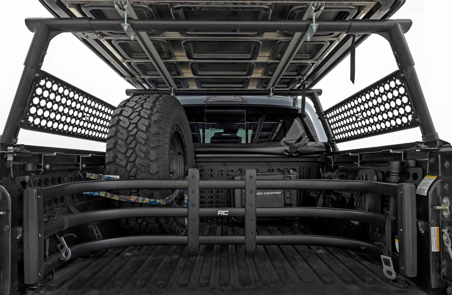 Rough Country - Bed Rack Molle Panel - Toyota Tacoma 2WD/4WD (2005-2023)