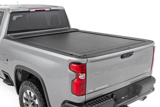 Rough Country - Retractable Bed Cover - 6'9 In. Bed - Chevy/GMC 2500HD/3500HD (20-25)