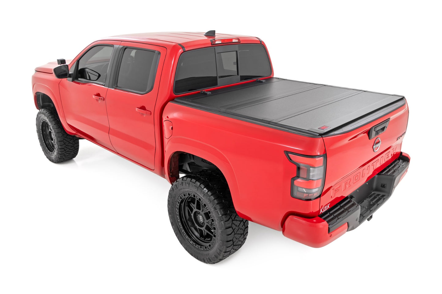 Rough Country - Hard Tri-Fold Flip Up Bed Cover - 5' Bed - Nissan Frontier 2WD/4WD (22-25)