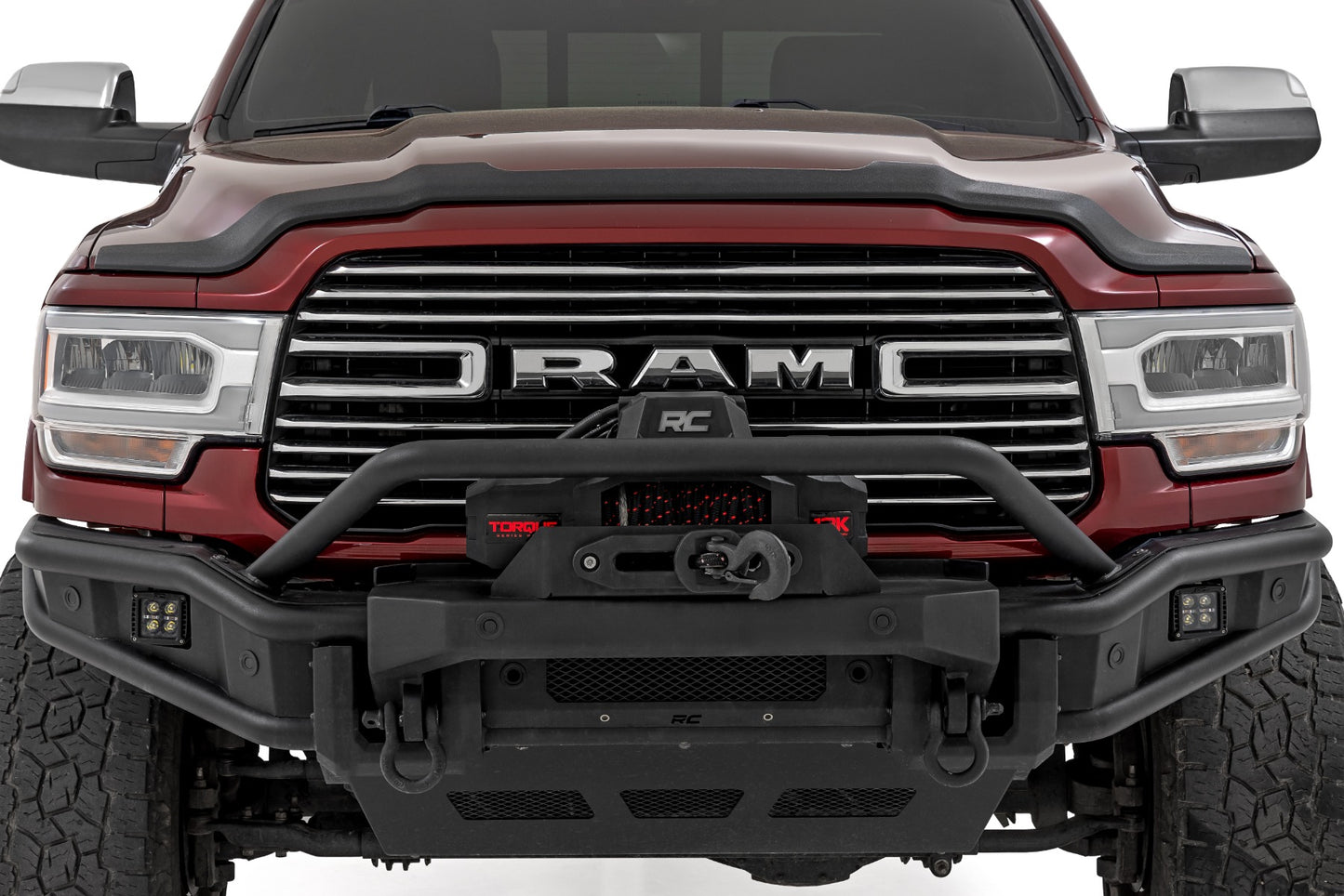 Rough Country - Hood Protector - Gloss Black - Ram 2500/3500 2WD/4WD (2019-2026)