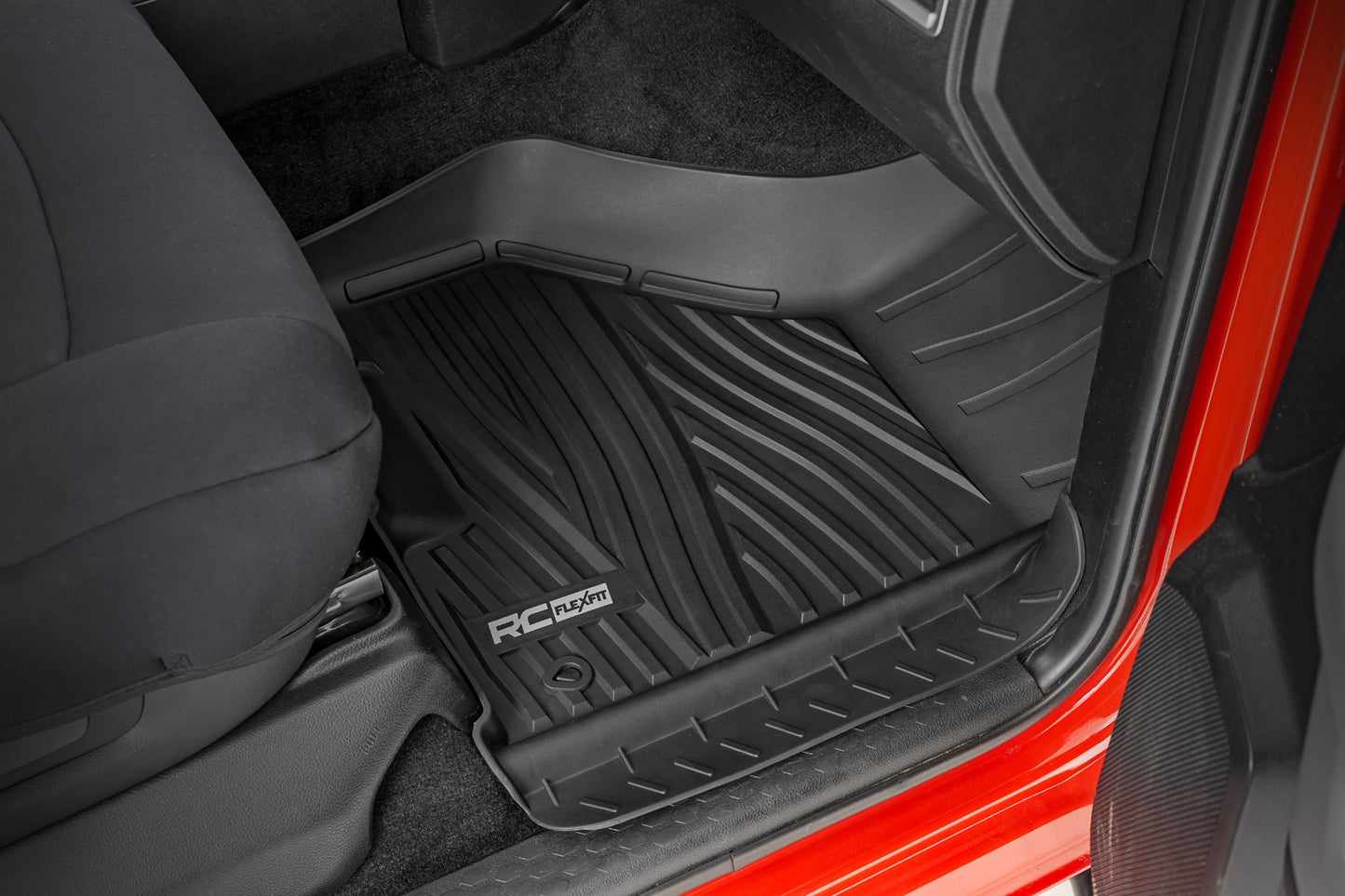 Rough Country - Flex-Fit Floor Mats - FR & RR - Crew Cab - Ram 1500 2WD/4WD (2012-2018 & Classic)
