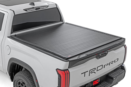 Rough Country - Hard Roll Up Bed Cover - 5'7 In. Bed - Toyota Tundra 2WD/4WD (2022-2025)