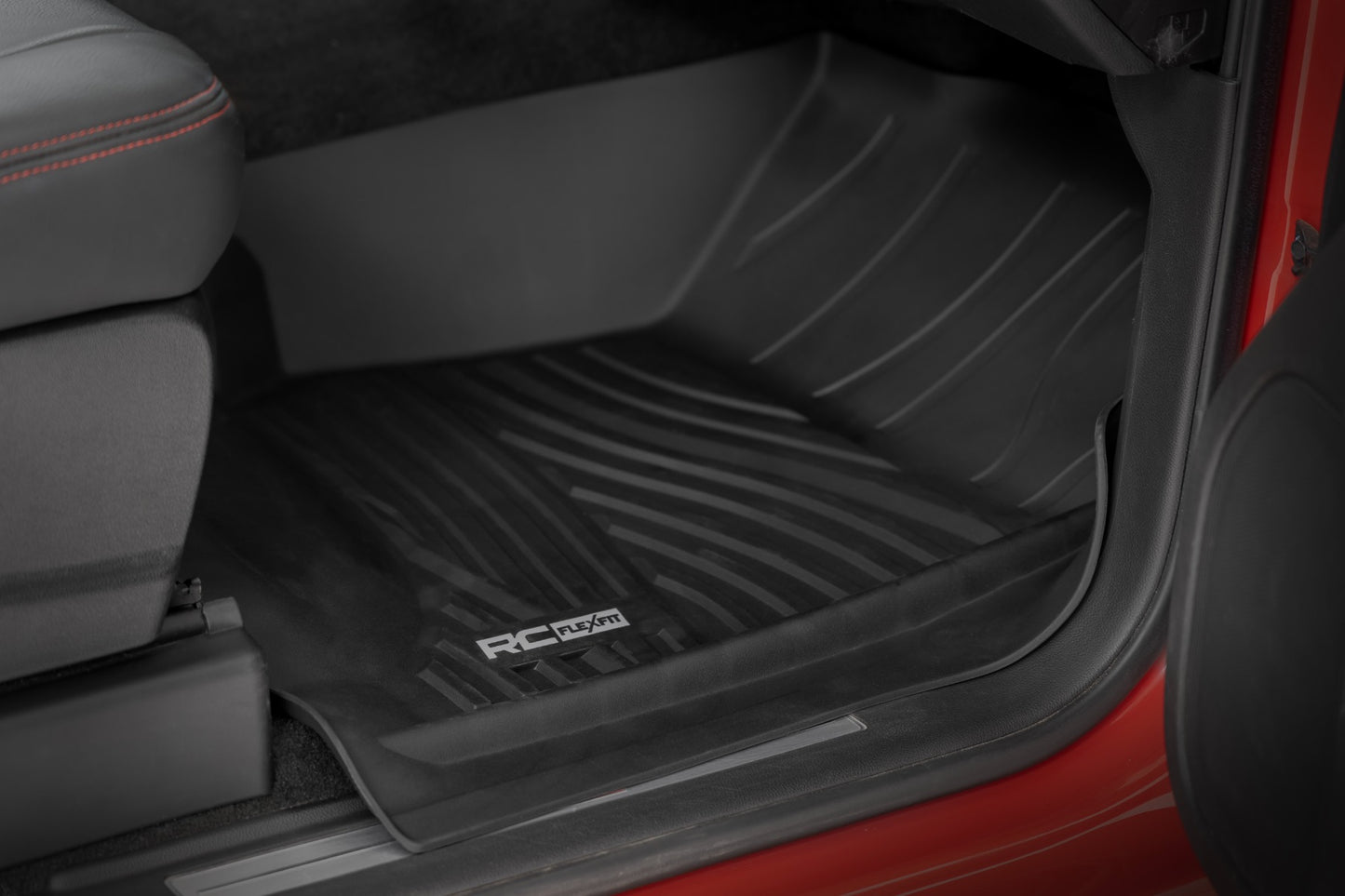 Rough Country - Flex-Fit Floor Mats - Front - Chevy/GMC 1500/2500HD/3500HD (14-19 & Classic)