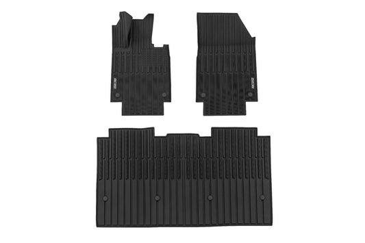 Rough Country - Flex-Fit Floor Mats - FR & RR - Tesla /Cybertruck 4WD (2024-2025)