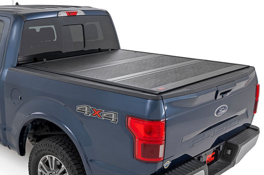 Rough Country - Hard Low Profile Bed Cover - 5'7 In. Bed - Ford F-150 (21-25)/F-150 Lightning (22-25)