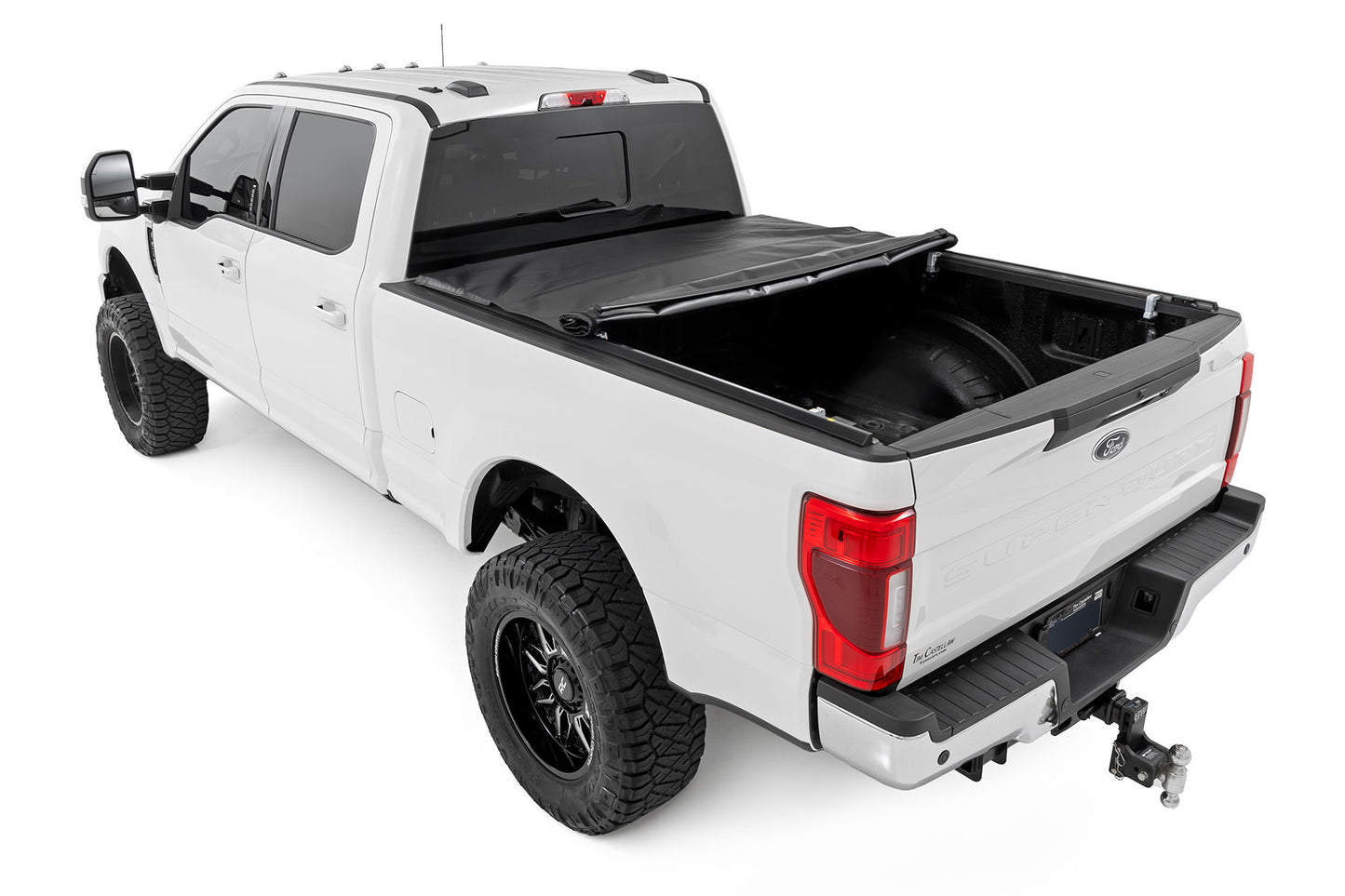 Rough Country - Soft Roll Up Bed Cover - 6'10 In. Bed - Ford F-250/F-350 Super Duty (17-25)