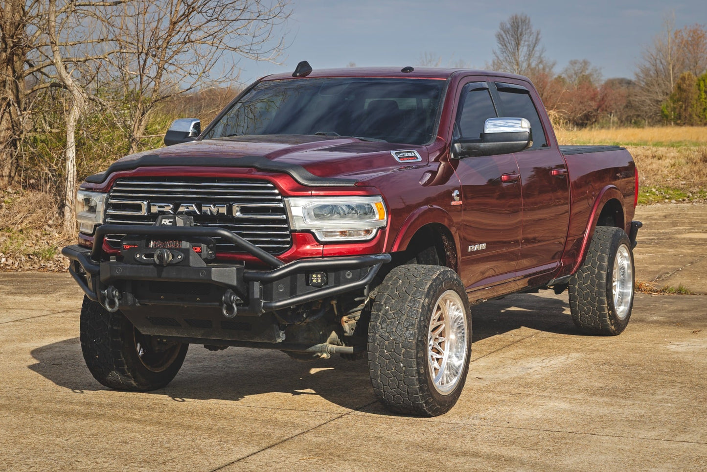 Rough Country - Hood Protector - Gloss Black - Ram 2500/3500 2WD/4WD (2019-2026)