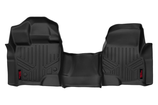 Rough Country - Floor Mats - Front - Over Hump - Ford F-150 (15-25)/F-150 Lightning (22-25)/Raptor (17-20)