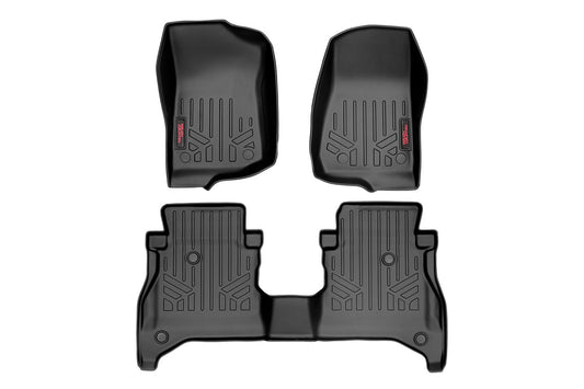 Rough Country - Floor Mats - FR & RR - RR Non-Lock - Jeep Gladiator JT 4WD (2020-2025)
