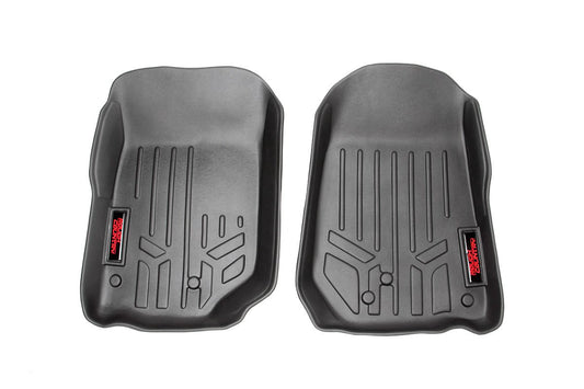 Rough Country - Floor Mats - Front - Jeep Wrangler TJ (97-06)/Wrangler Unlimited (04-06)