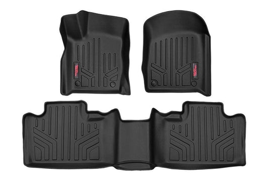 Rough Country - Floor Mats - Front And Rear - Jeep Grand Cherokee 2WD/4WD (2013-2020)