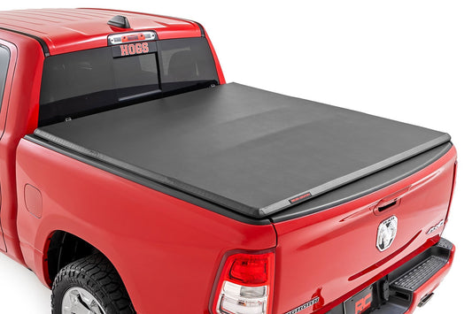 Rough Country - Soft Tri-Fold Bed Cover - 6'4 In. Bed - Ram 1500 (19-25)/1500 TRX (21-24)