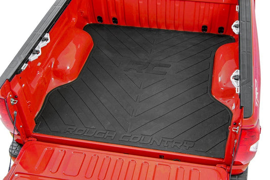 Rough Country - Bed Mat - 6' Bed - RC Logo - Ford Ranger 2WD/4WD (2019-2025)