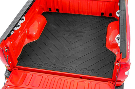 Rough Country - Bed Mat - 6'7 In. Bed - RC Logo - Chevy/GMC Sierra/Silverado 1500 (19-25)