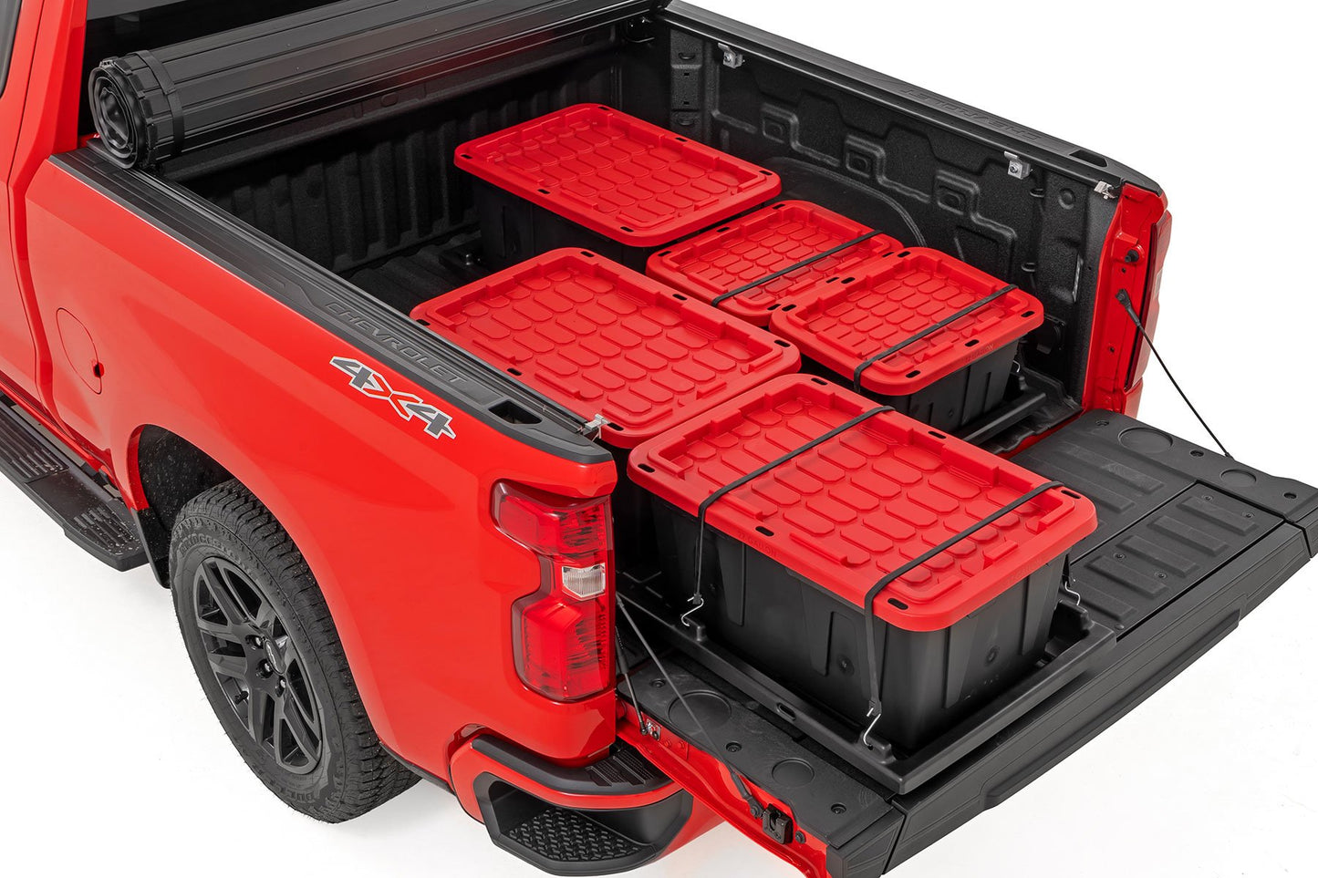 Rough Country - Truck Bed Cargo Storage Tray - Easy Access - Long Bed Storage Tray