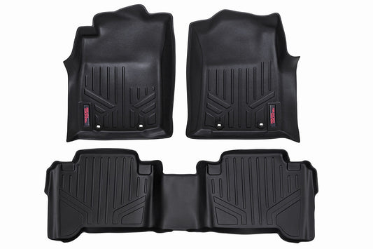 Rough Country - Floor Mats - Front And Rear - Toyota Tacoma 2WD/4WD (2012-2015)